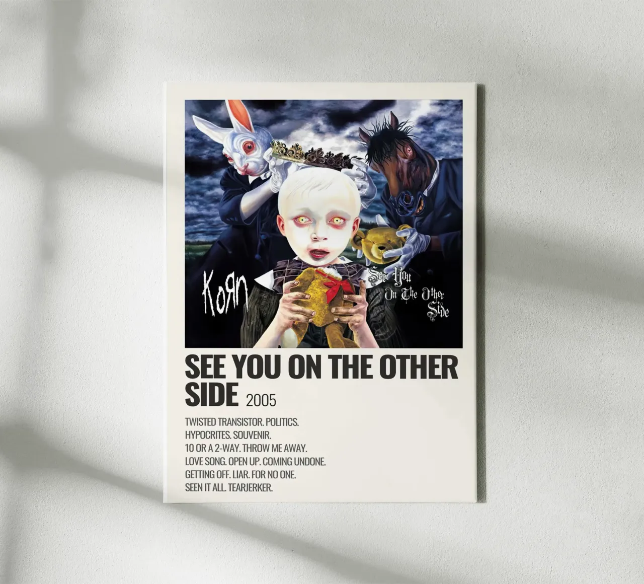 Korn See You On The Other Side Tracklists tela da Linda Tobrut