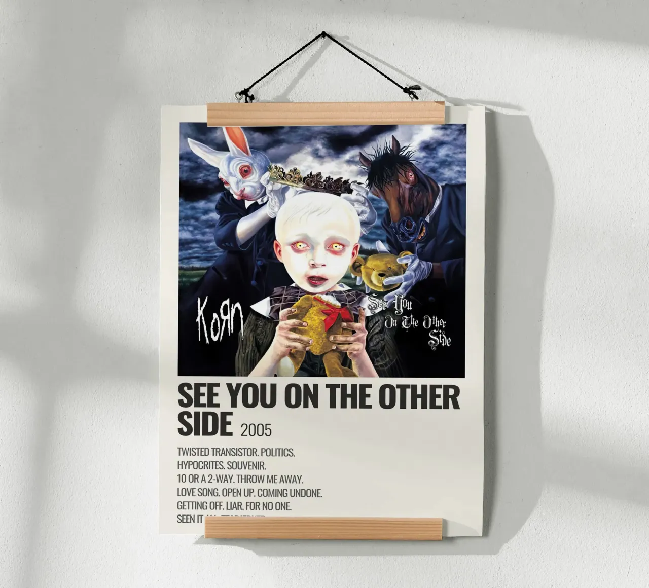 Korn See You On The Other Side Tracklists carta hahnemühle da Linda Tobrut