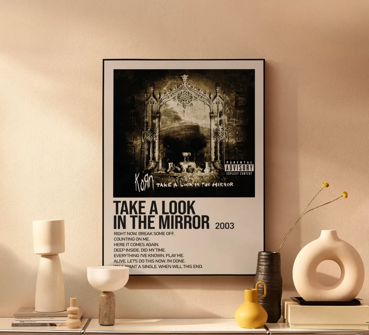 Korn Take A look In The Mirror Tracklists plexiglass da Linda Tobrut