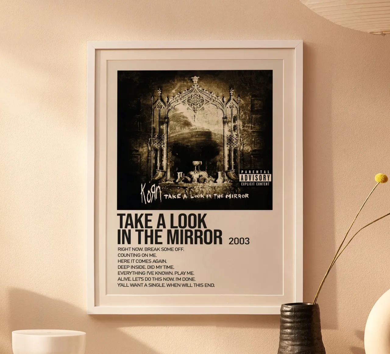 Korn Take A look In The Mirror Tracklists carta hahnemühle da Linda Tobrut