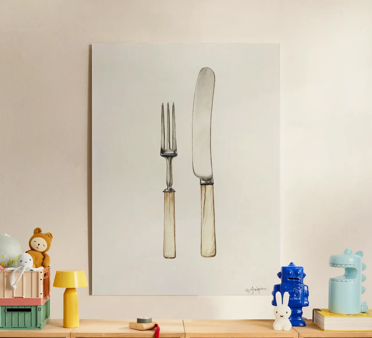 Knife and Fork plexiglass da artshop