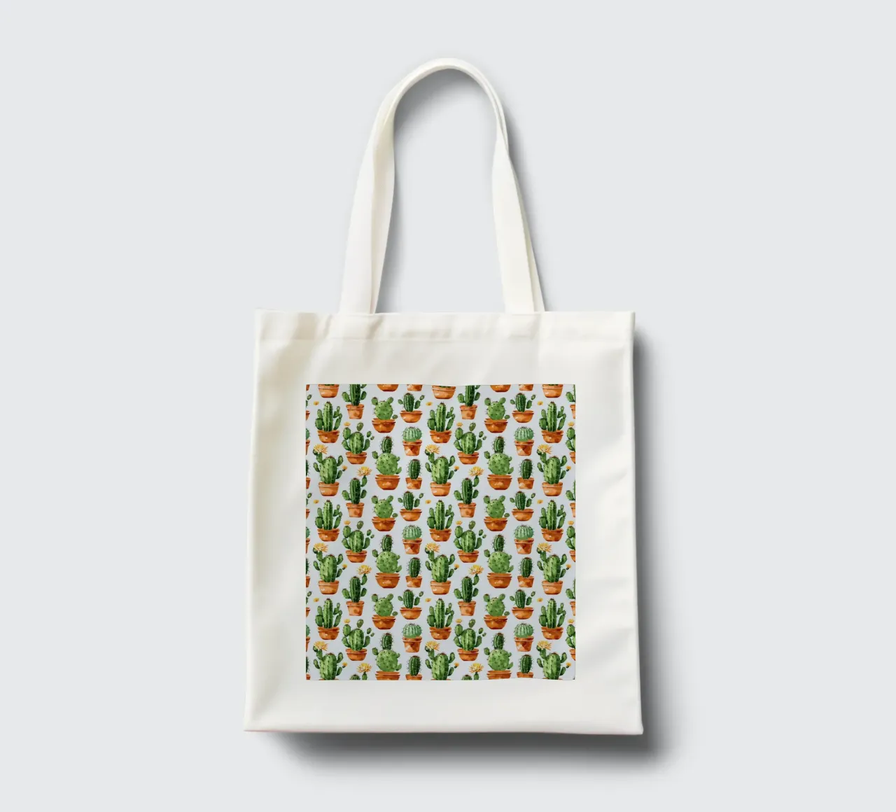 Cacti / Cactus print #2 tote bag by Hightown Design