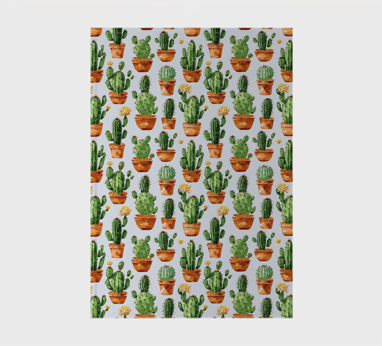 Cacti / Cactus print #2 notebook by Hightown Design