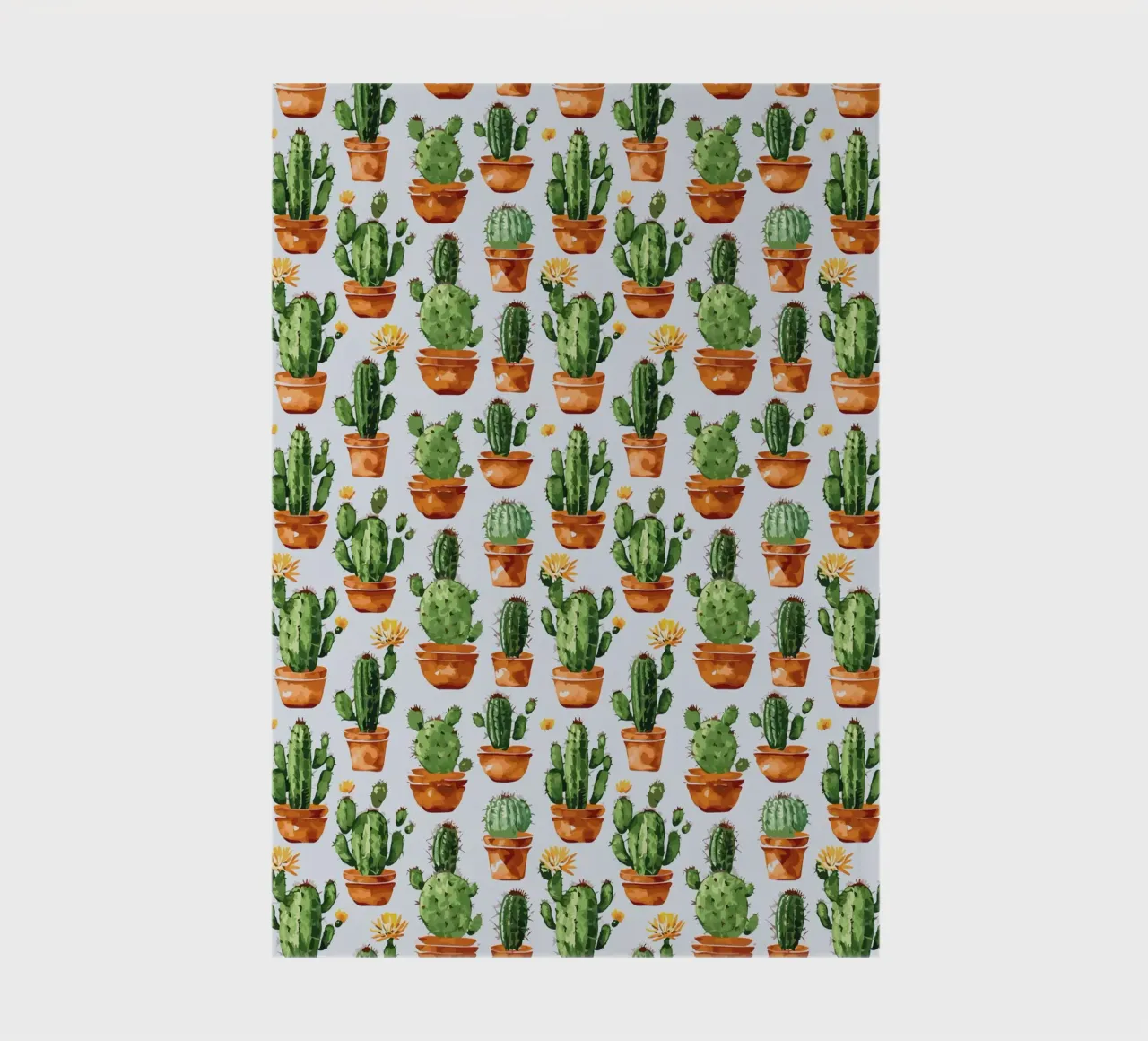 Cacti / Cactus print #2 notebook by Hightown Design