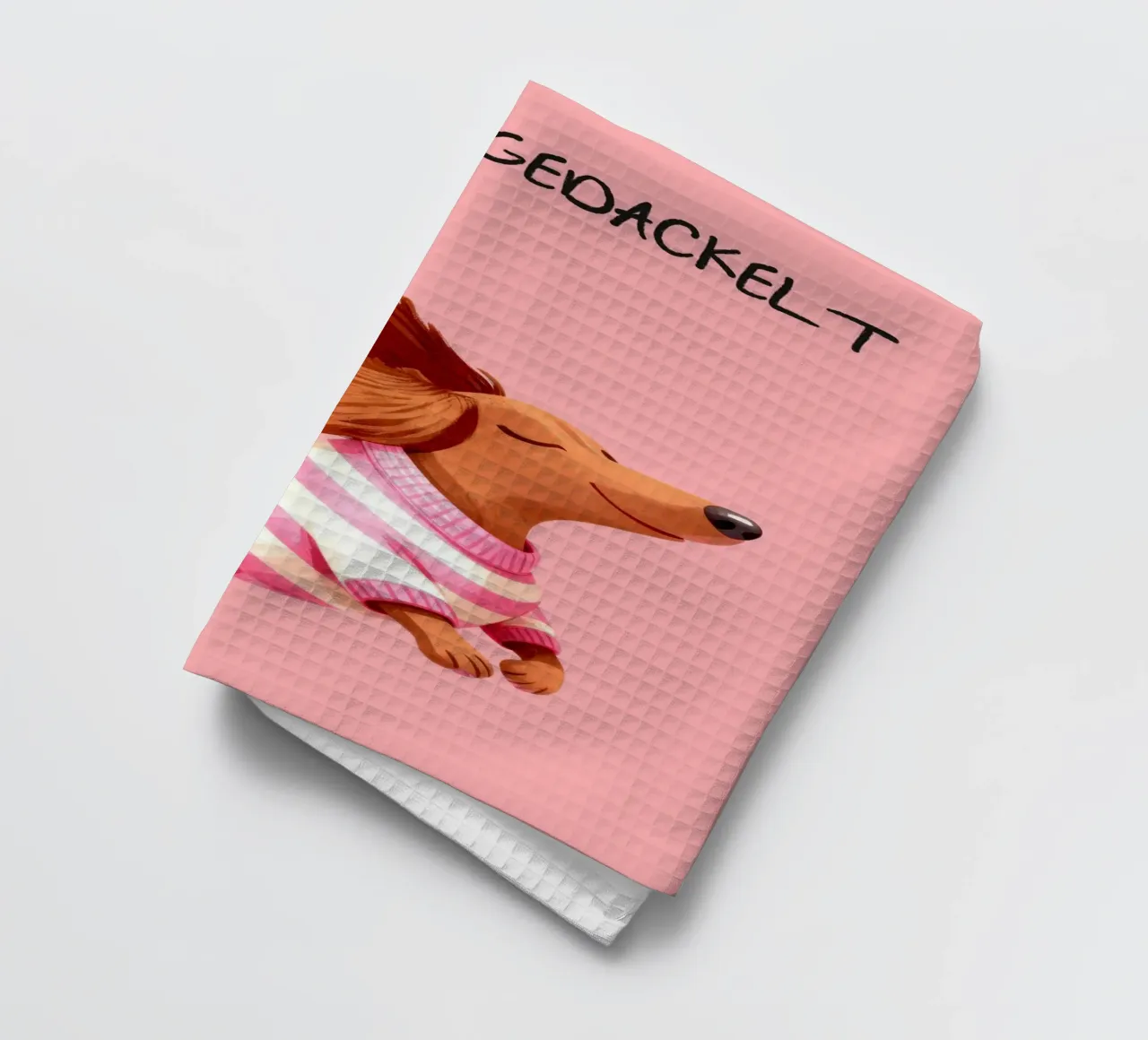 Hereingedackelt Dachshund canovaccio da cucina da EverLuvv Studio