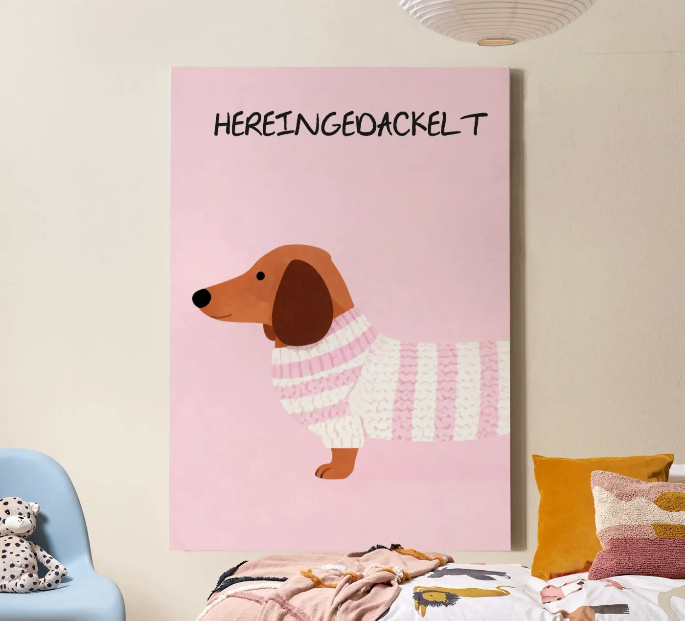 Hereingedackelt canvas van EverLuvv Studio