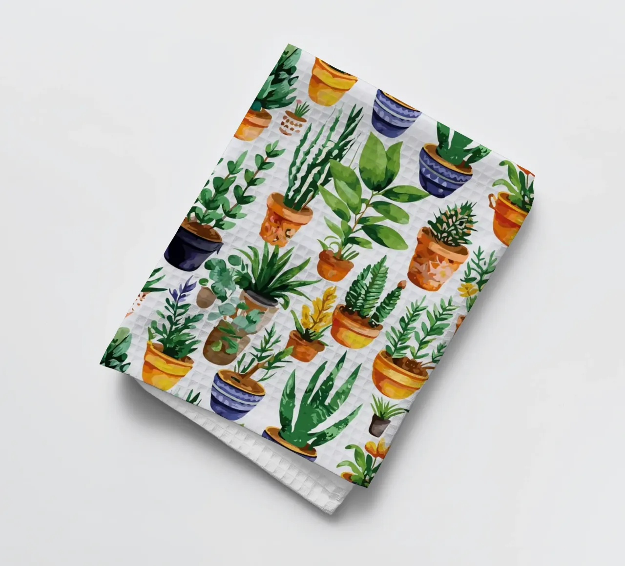 Piante d'appartamento - Stampa #1 canovaccio da cucina da Hightown Design