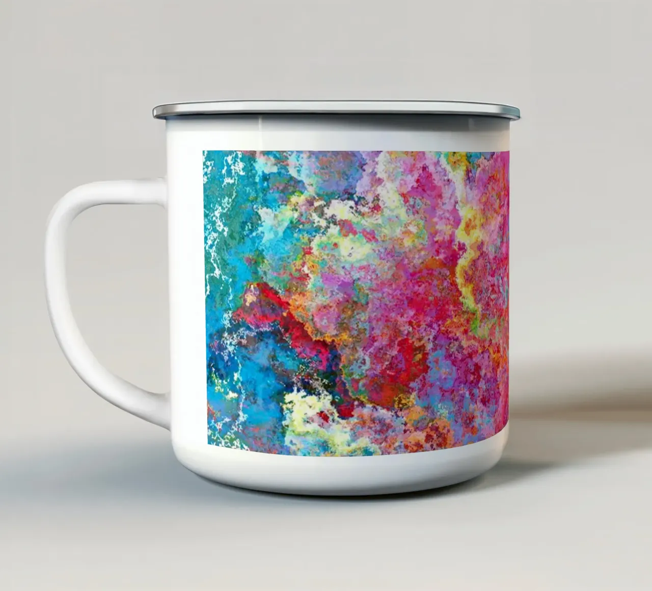 PERK tazza in smalto da shellybremmerabstract