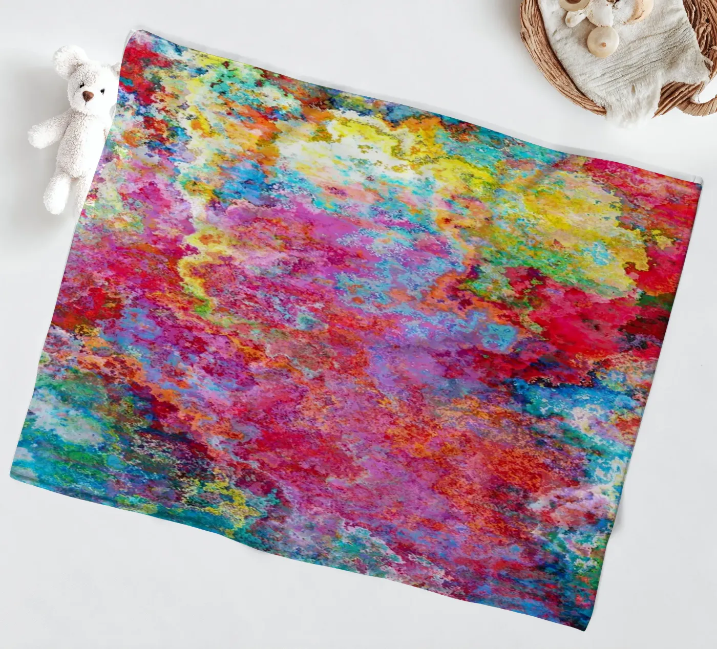 PERK Fleecedecke von shellybremmer - clouds