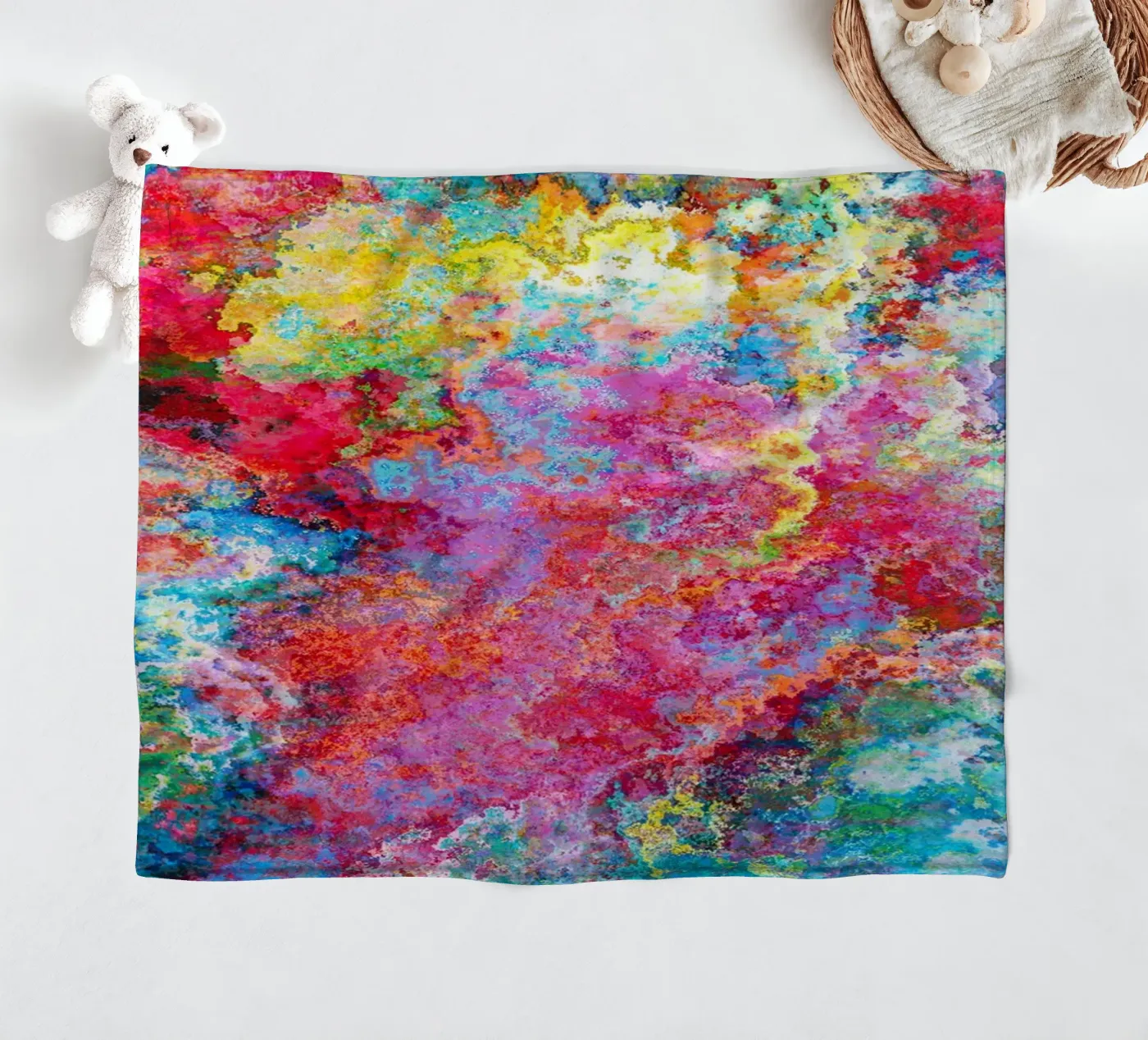 PERK Fleecedecke von shellybremmer - clouds