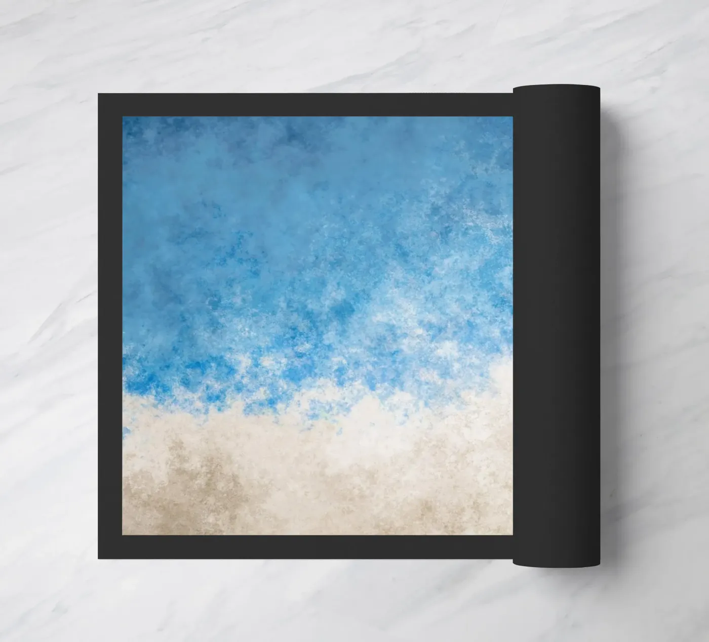 BEACH doormat by shellybremmer-clouds