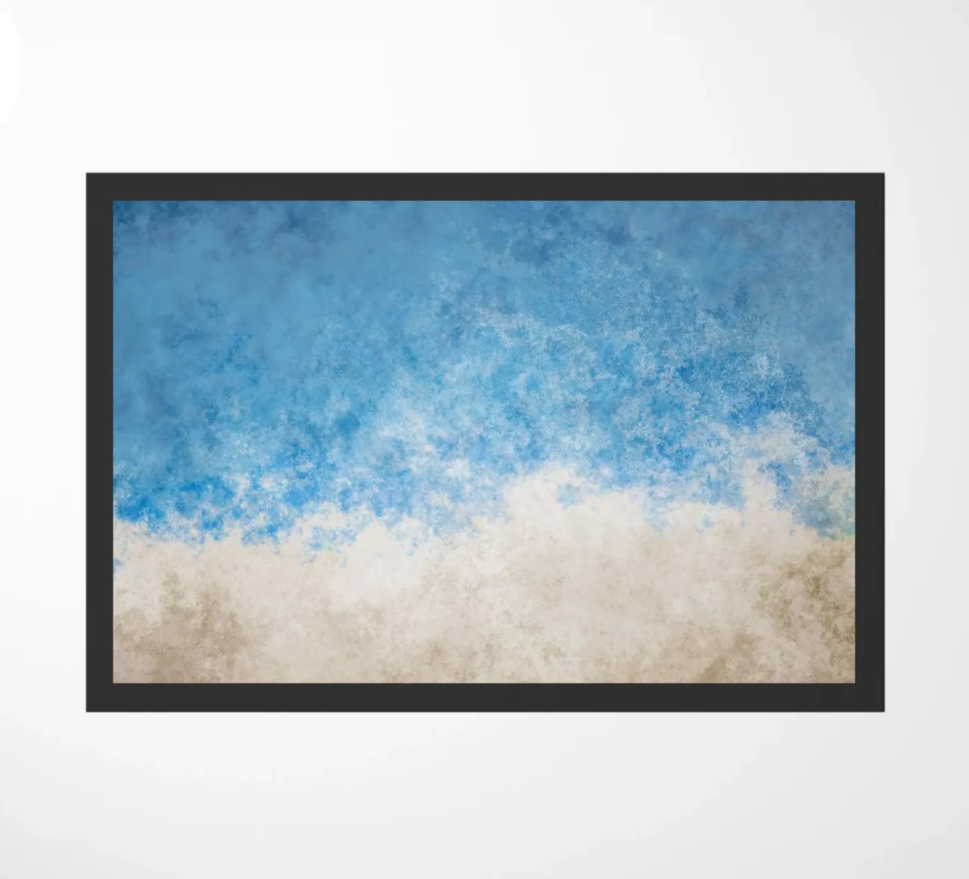 BEACH doormat by shellybremmer-clouds