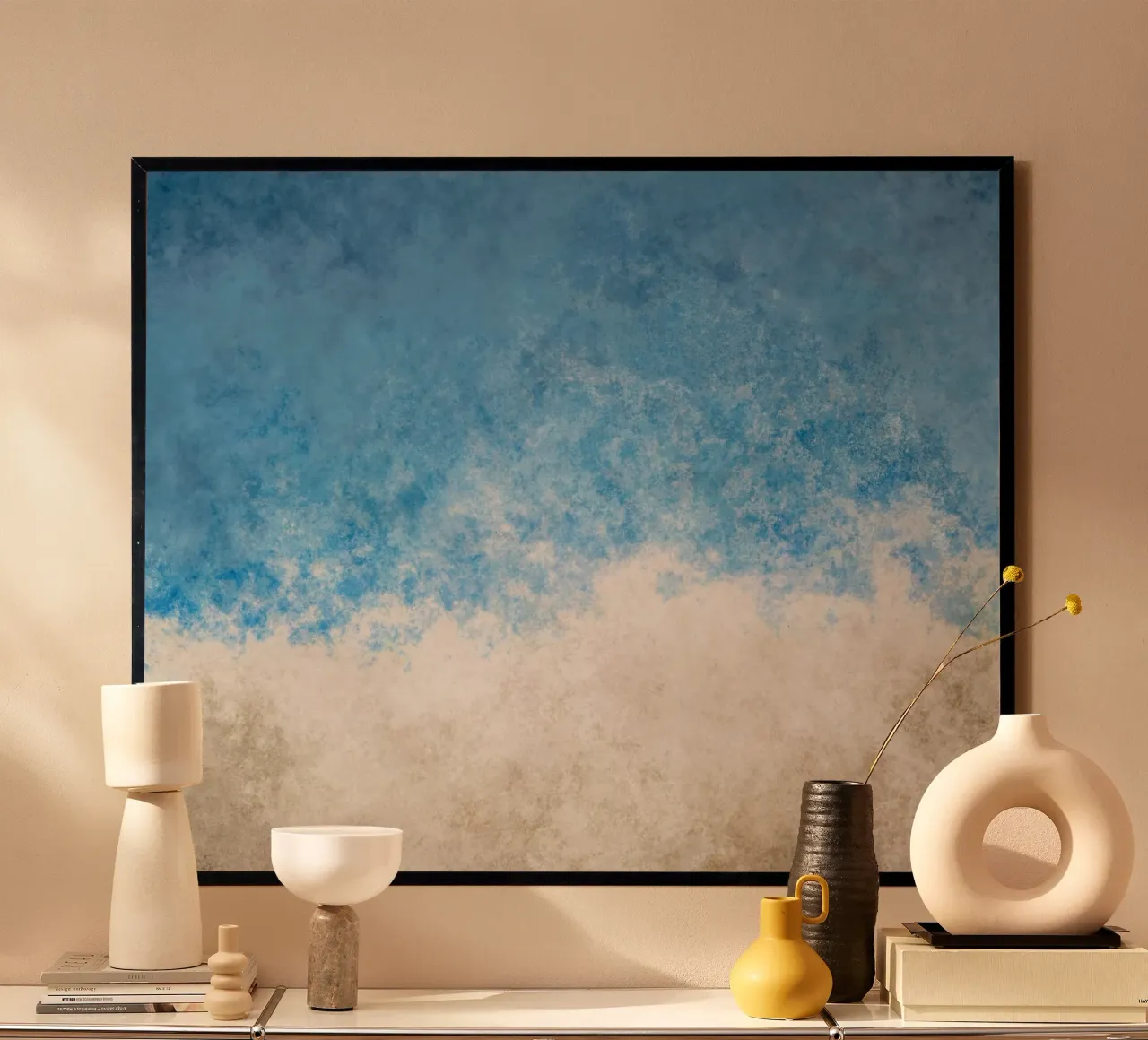 BEACH poster van shellybremmerabstract