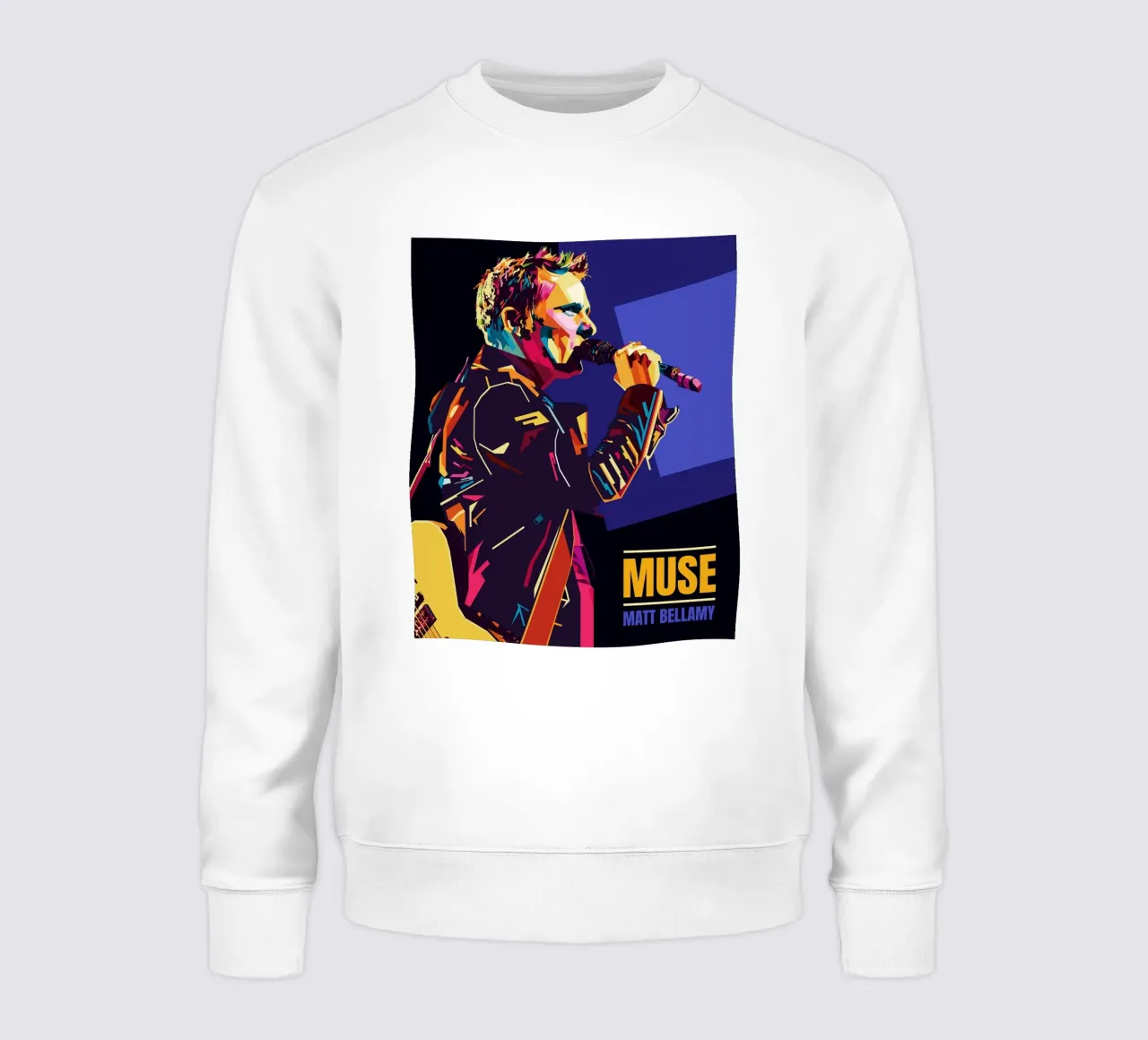 Matt Bellamy WPAP Popart felpa da KP Artwork