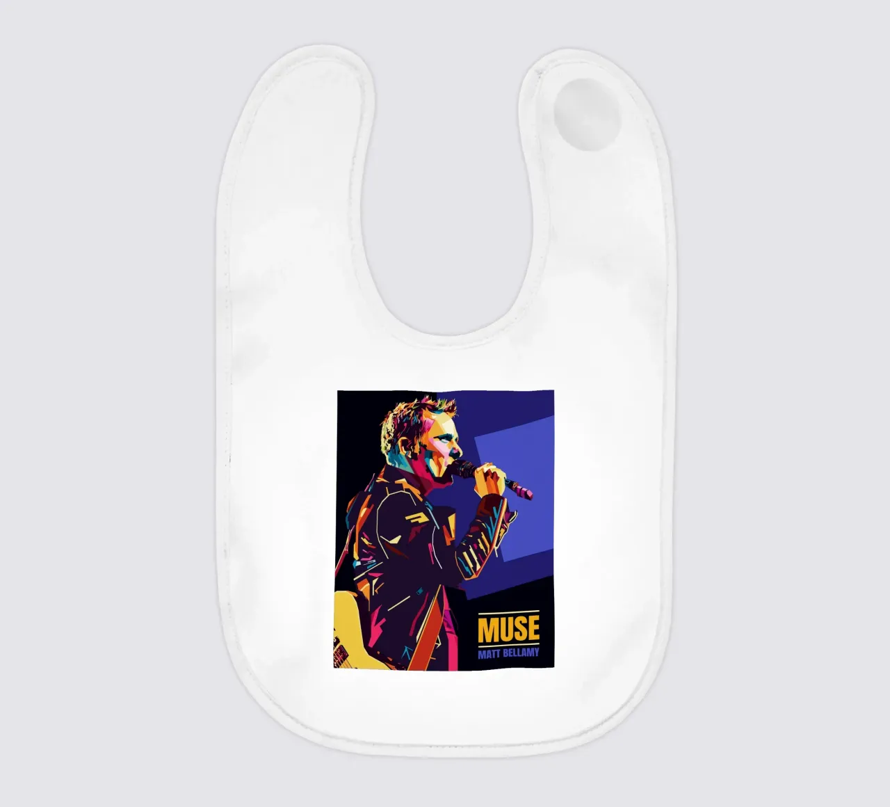Matt Bellamy WPAP Popart bavaglino da KP Artwork