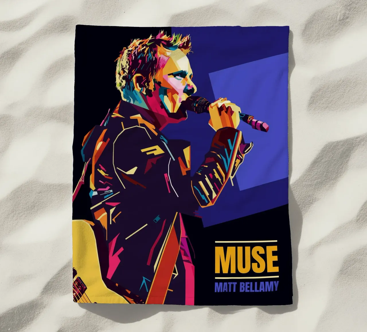 Matt Bellamy WPAP Popart telo mare da KP Artwork