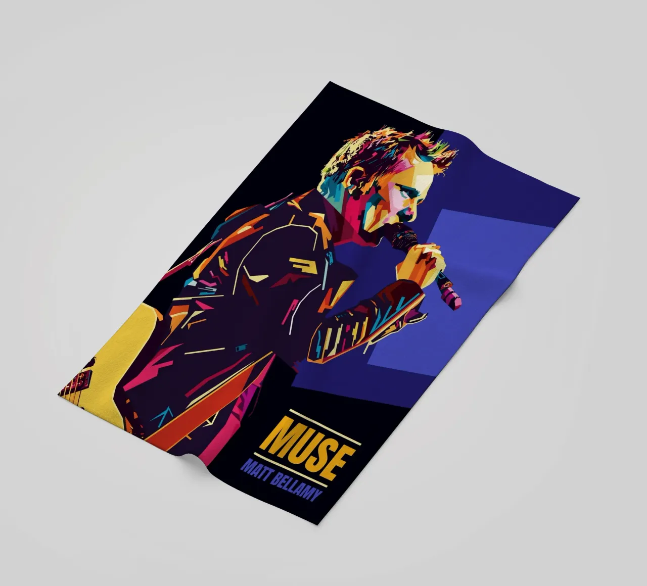 Matt Bellamy WPAP Popart telo mare da KP Artwork