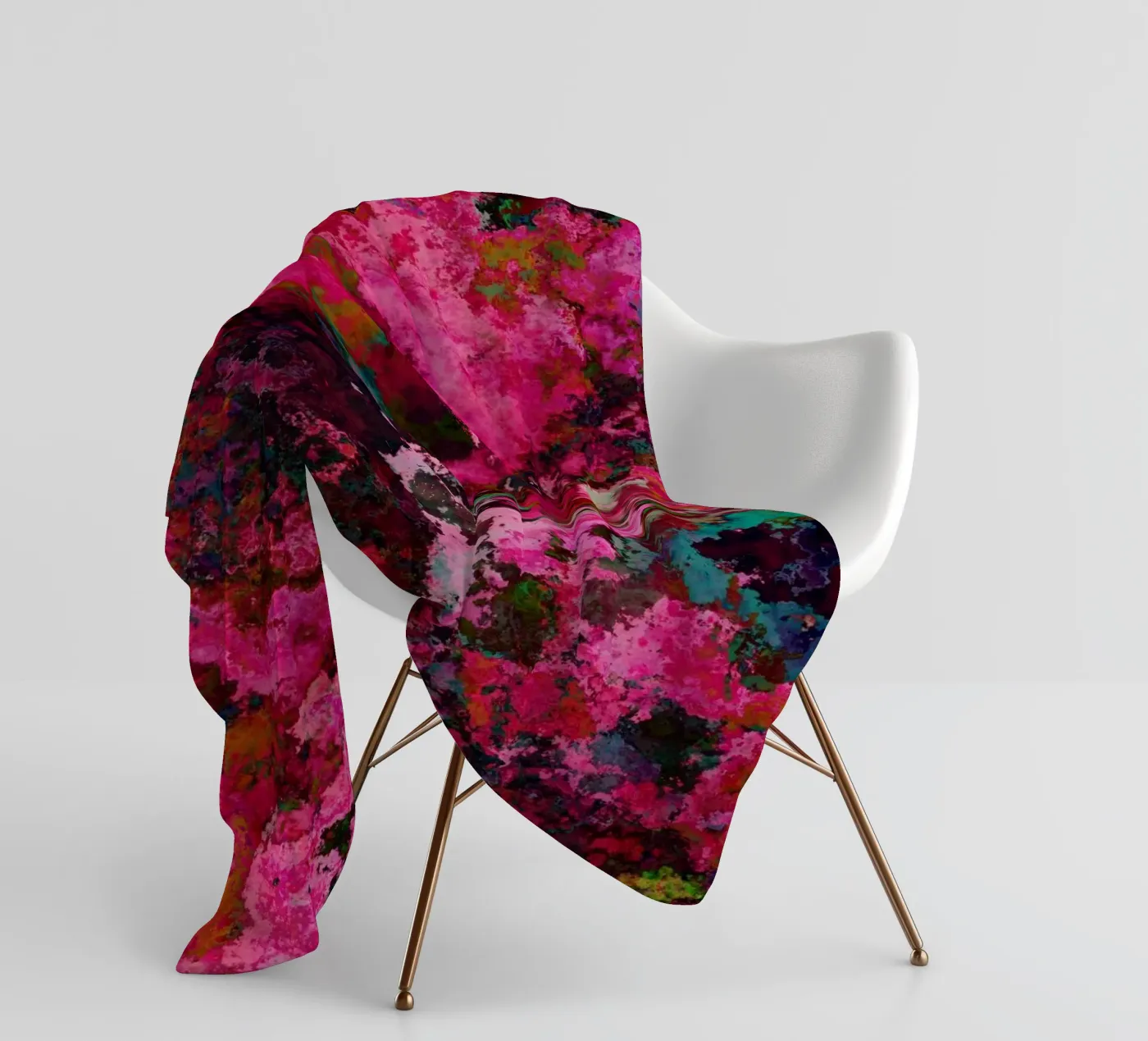 ROSE coperta in pile da shellybremmer - clouds