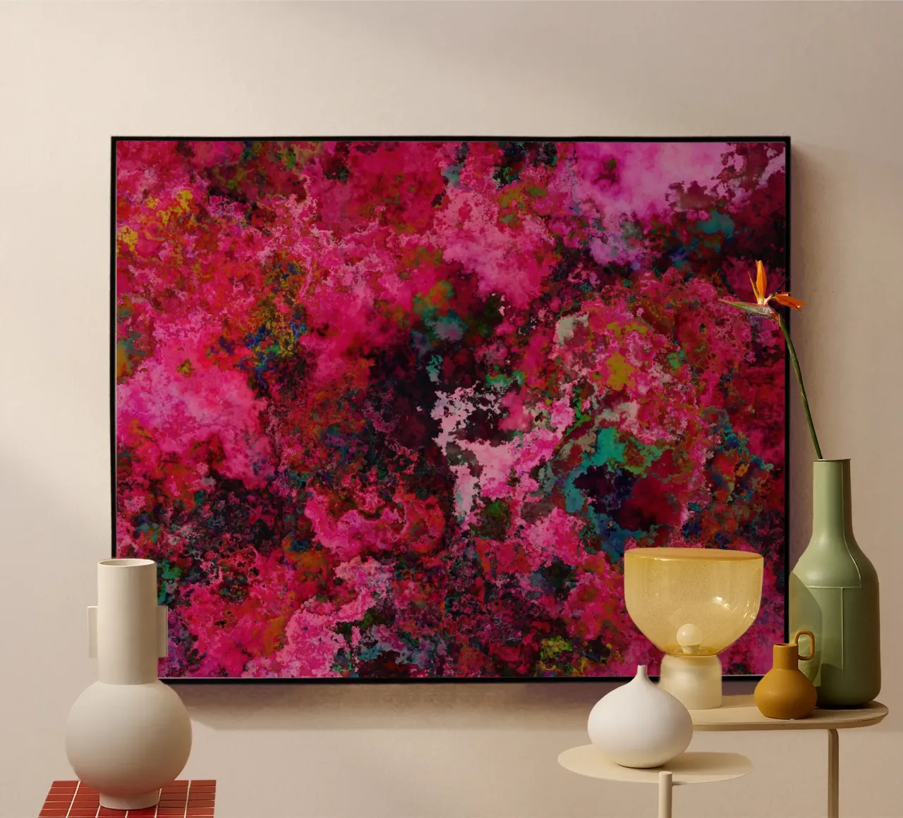 ROSE Acryl-Glas von shellybremmerabstract