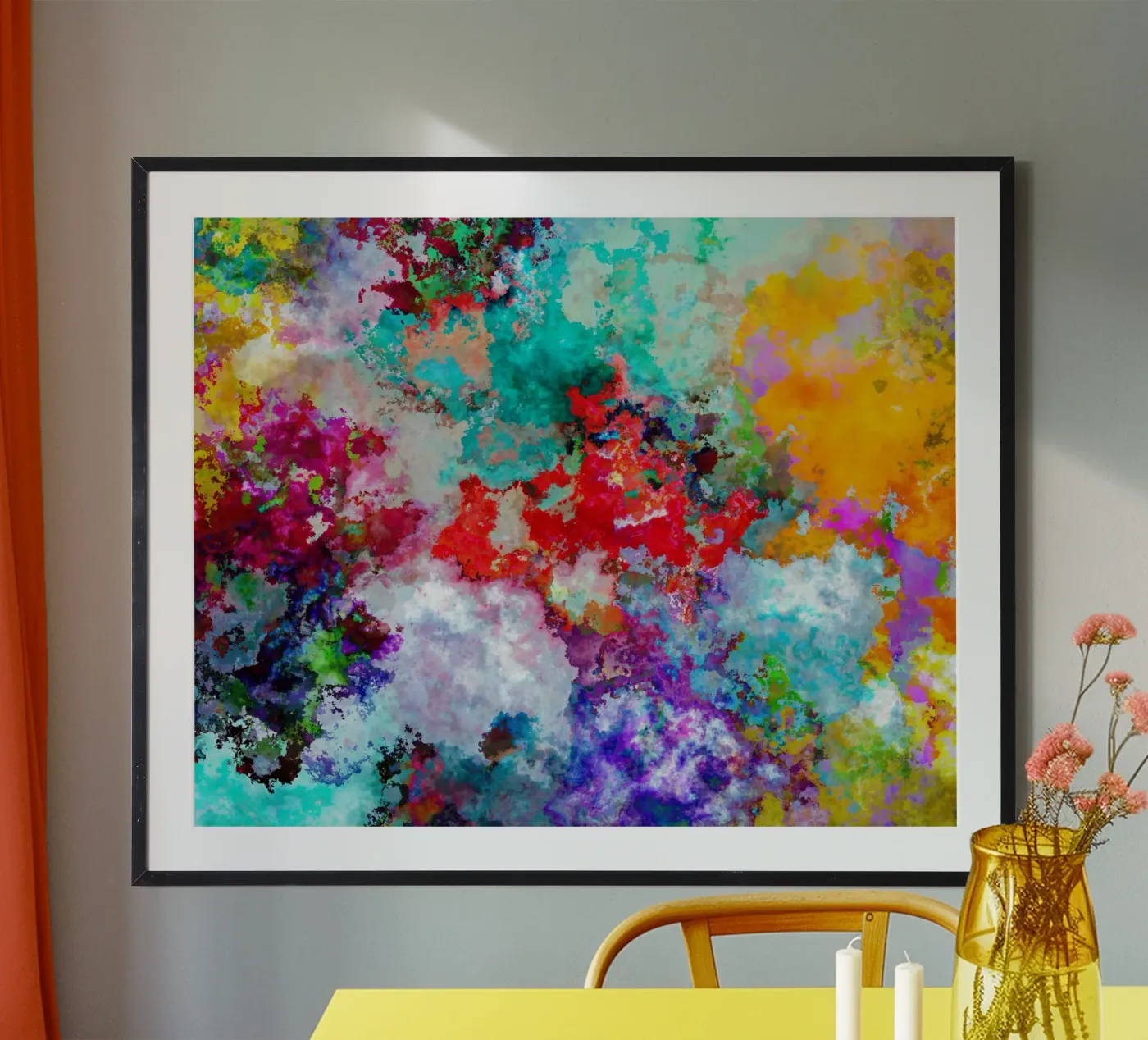 COLORFUL CLOUDS poster da shellybremmer - clouds