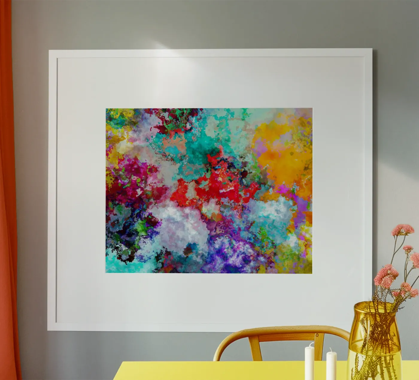 COLORFUL CLOUDS poster da shellybremmer - clouds