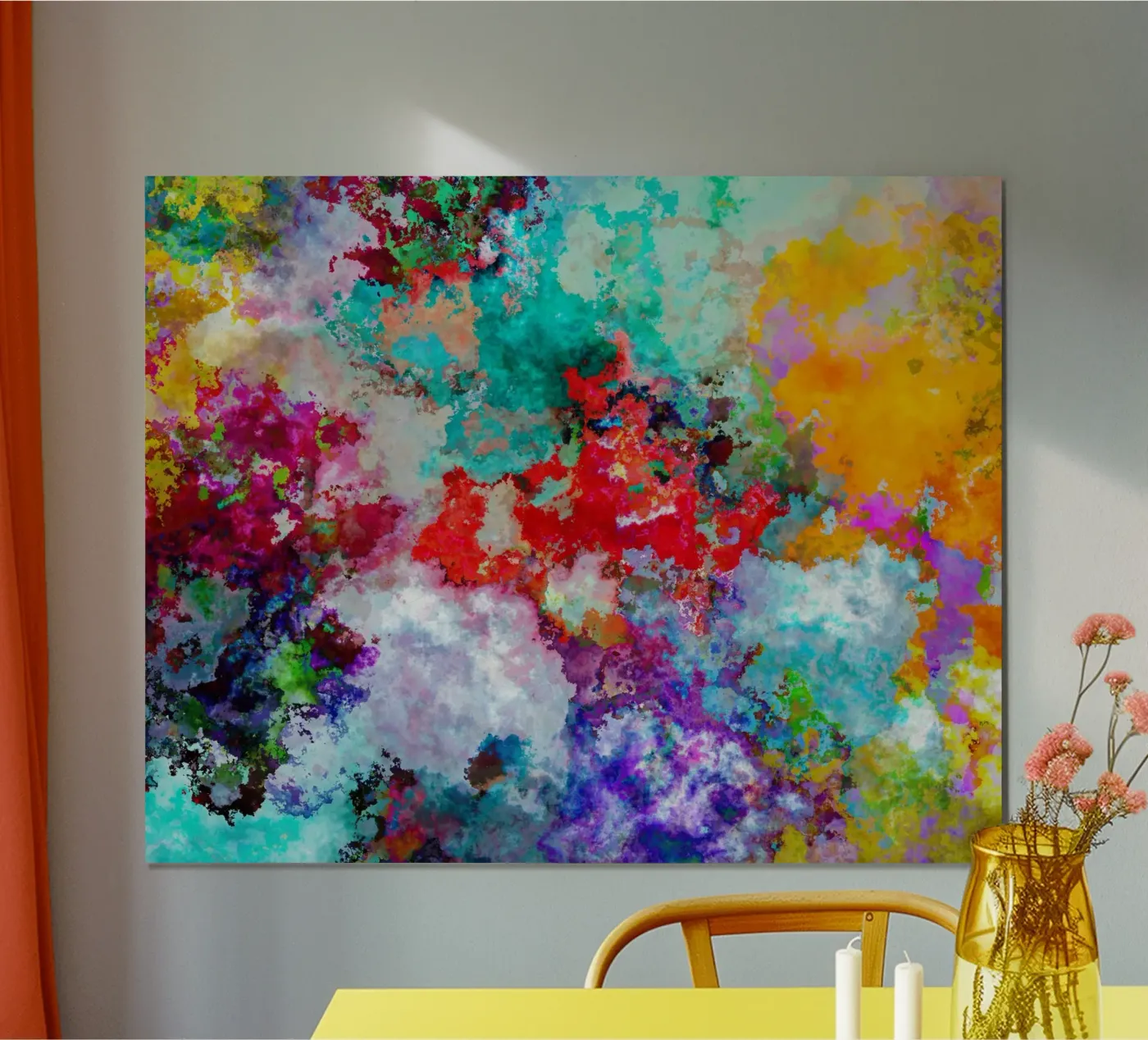 COLORFUL CLOUDS poster da shellybremmer - clouds