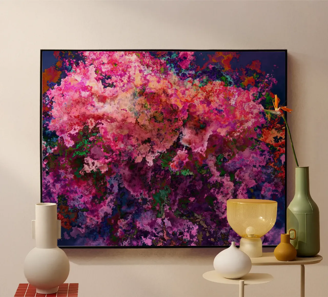 PETALS acrylic glass by shellybremmerabstract