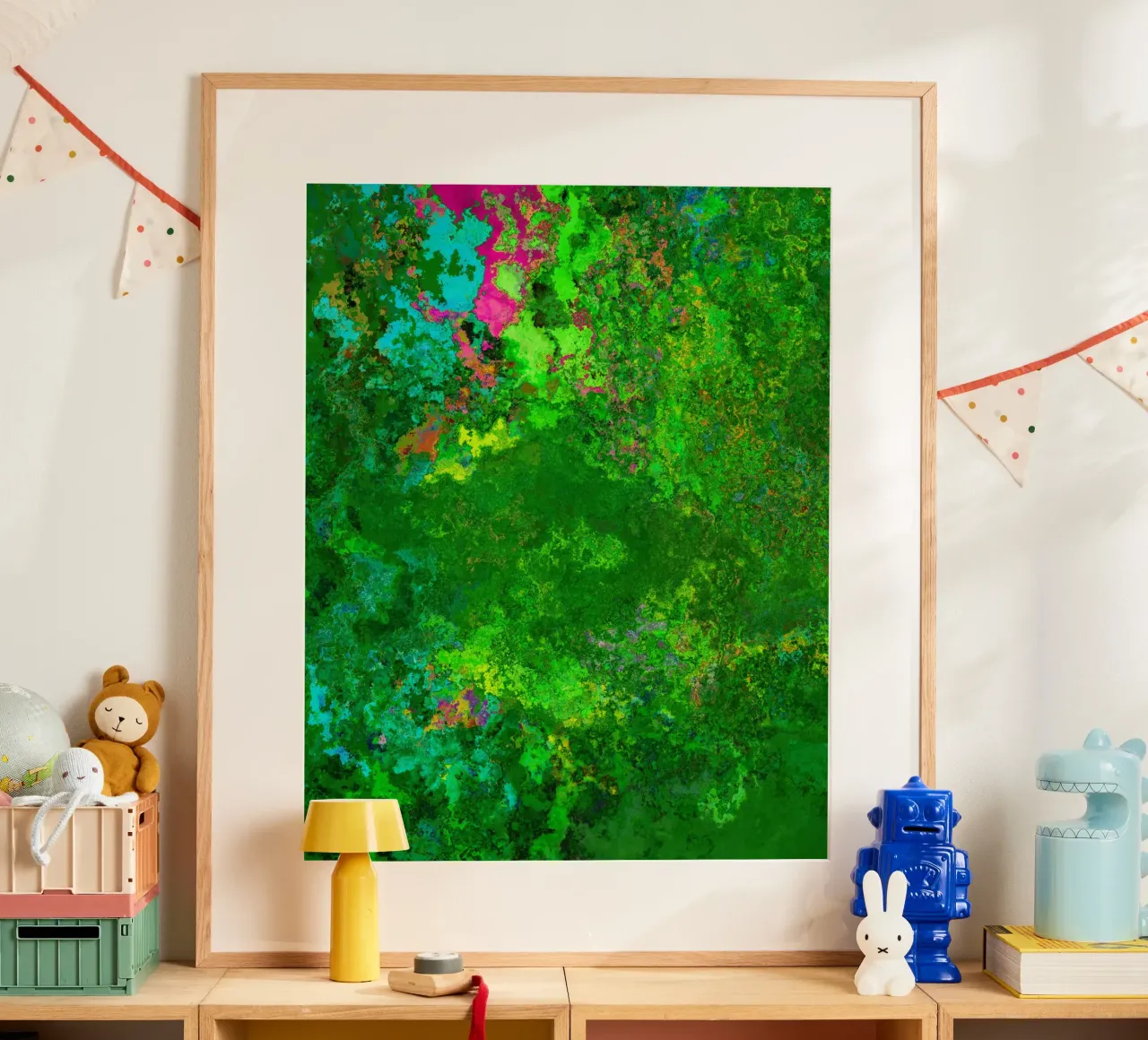 GRASS poster van shellybremmerabstract