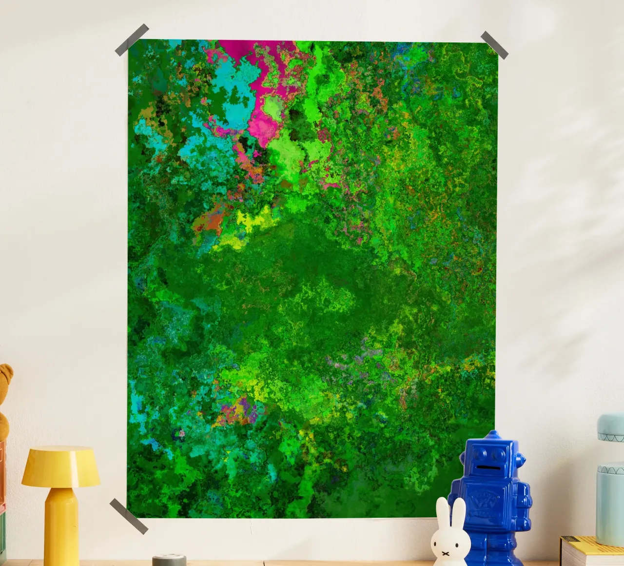 GRASS poster van shellybremmerabstract