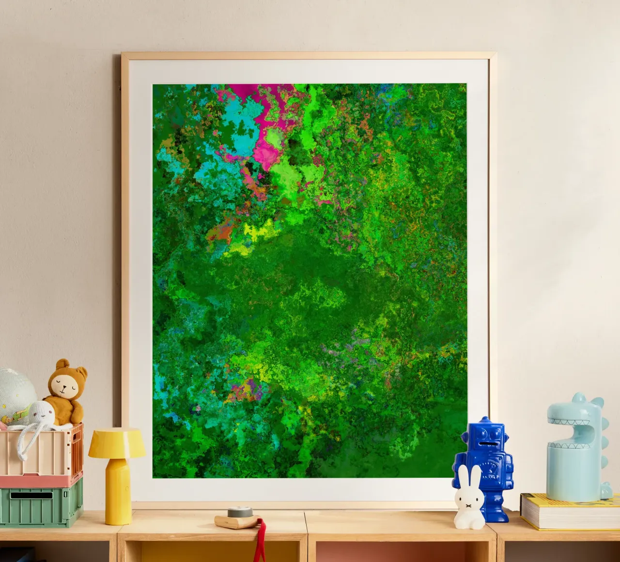 GRASS poster van shellybremmerabstract