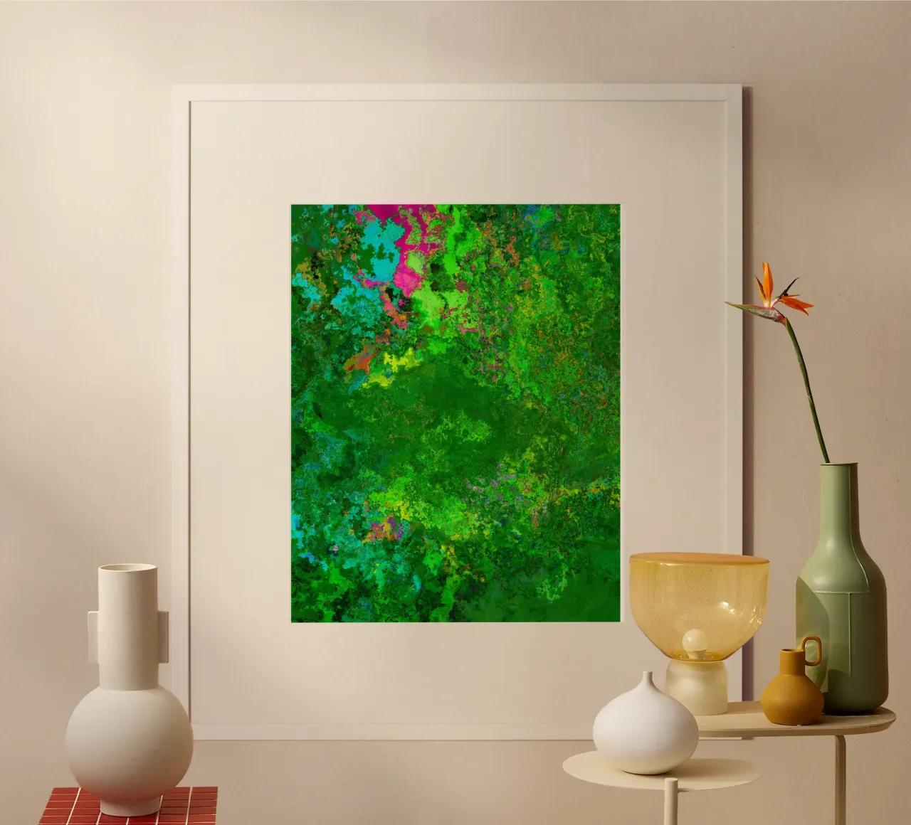 GRASS poster by shellybremmerabstract