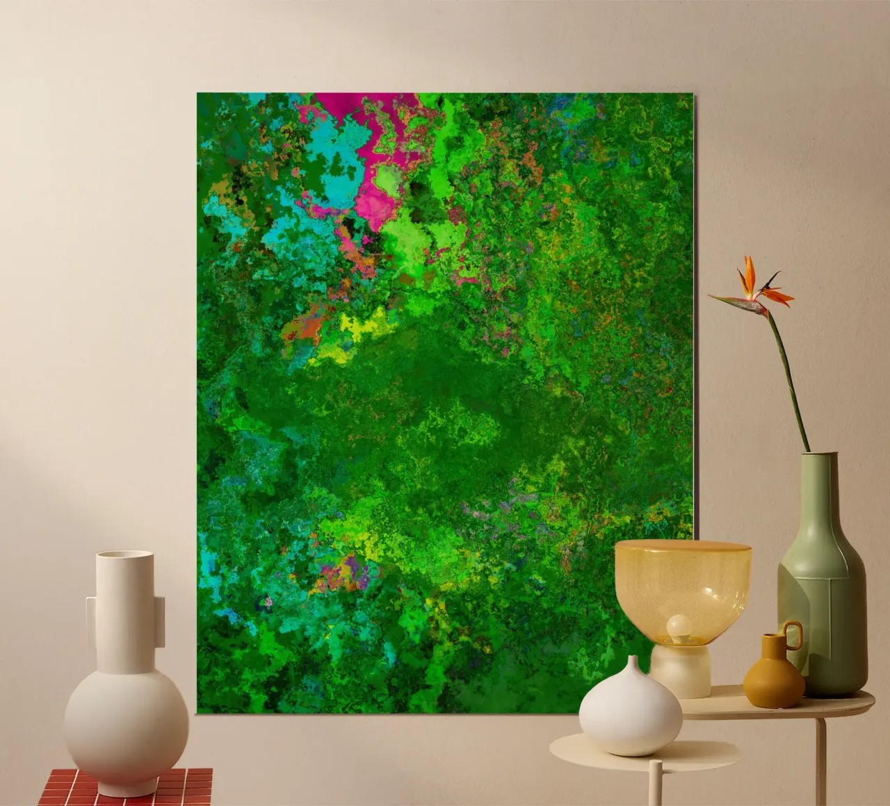 GRASS poster by shellybremmerabstract