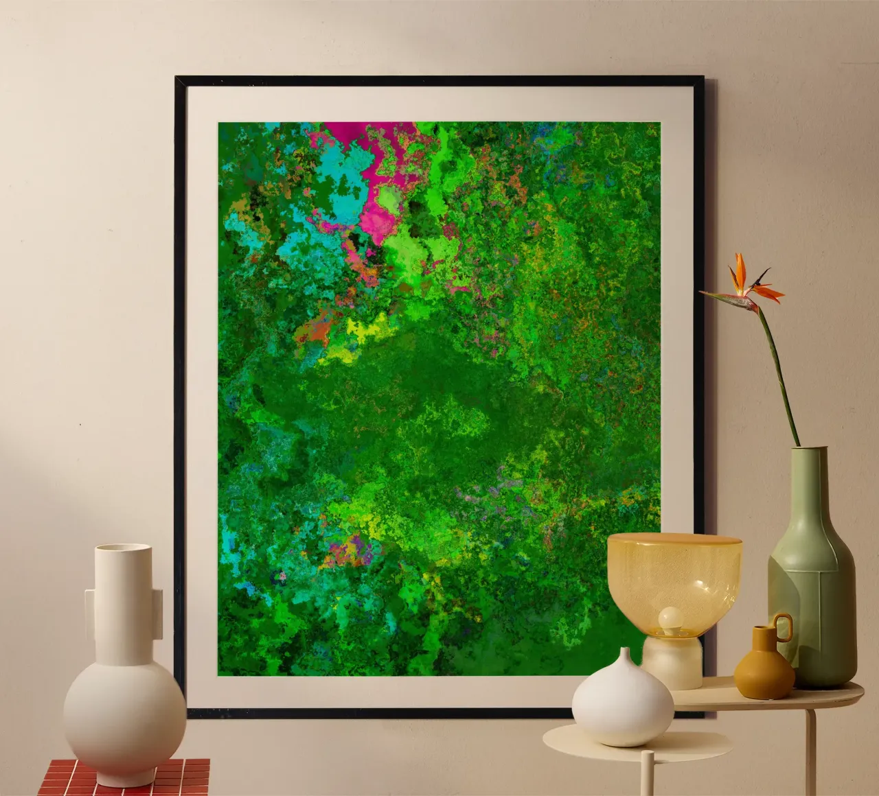 GRASS poster by shellybremmerabstract