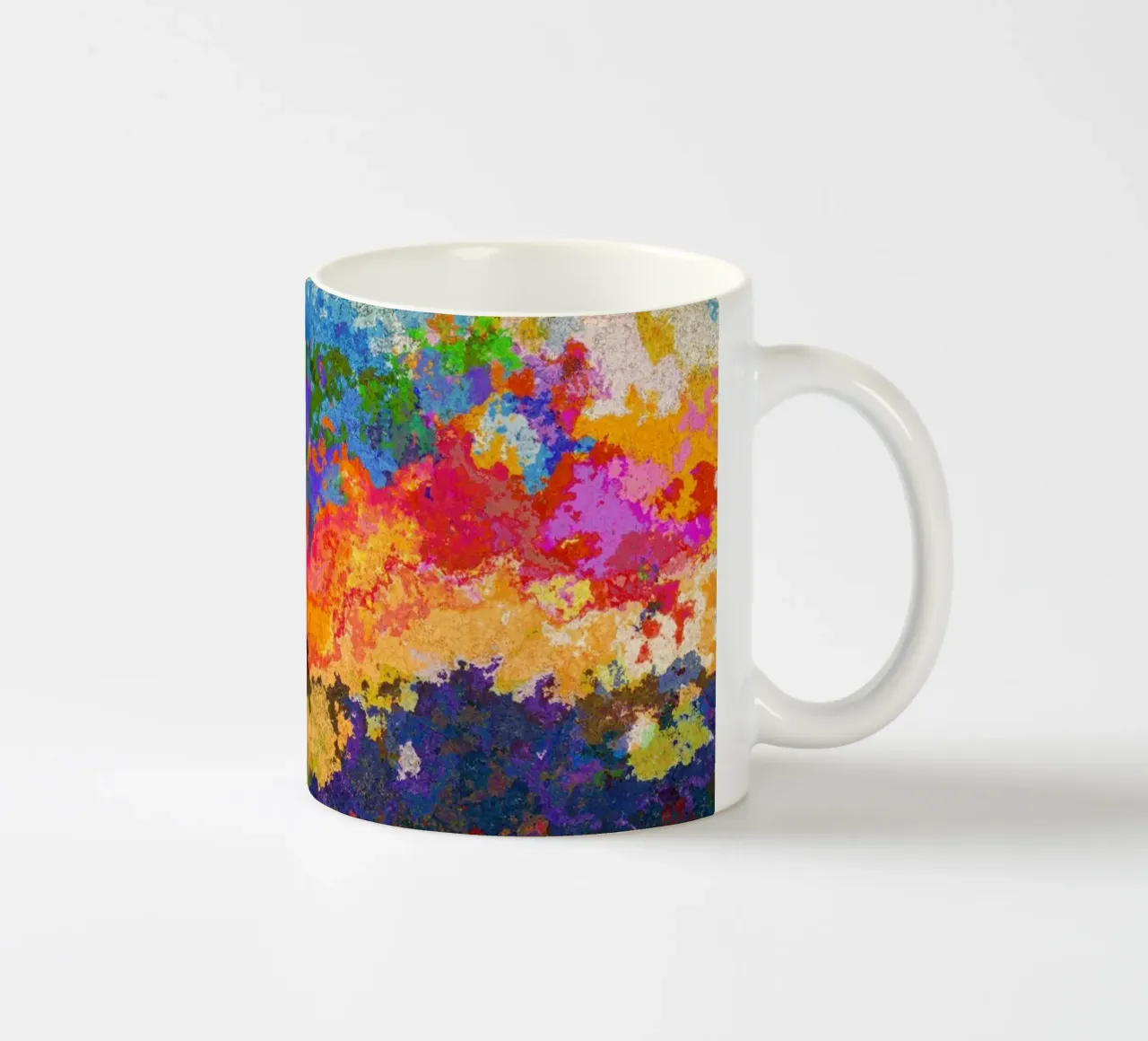 TIME ceramic mug by shellybremmer-clouds