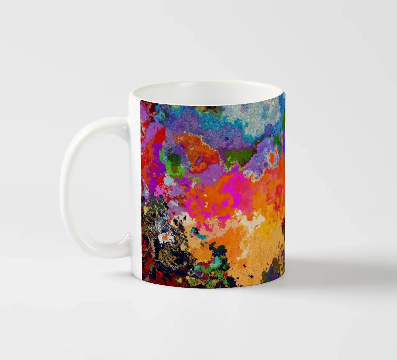 TIME ceramic mug by shellybremmer-clouds