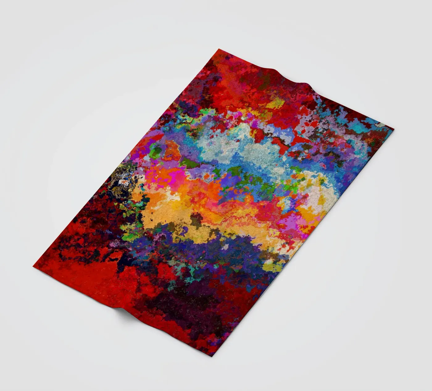 TIME fleece blanket by shellybremmer-clouds