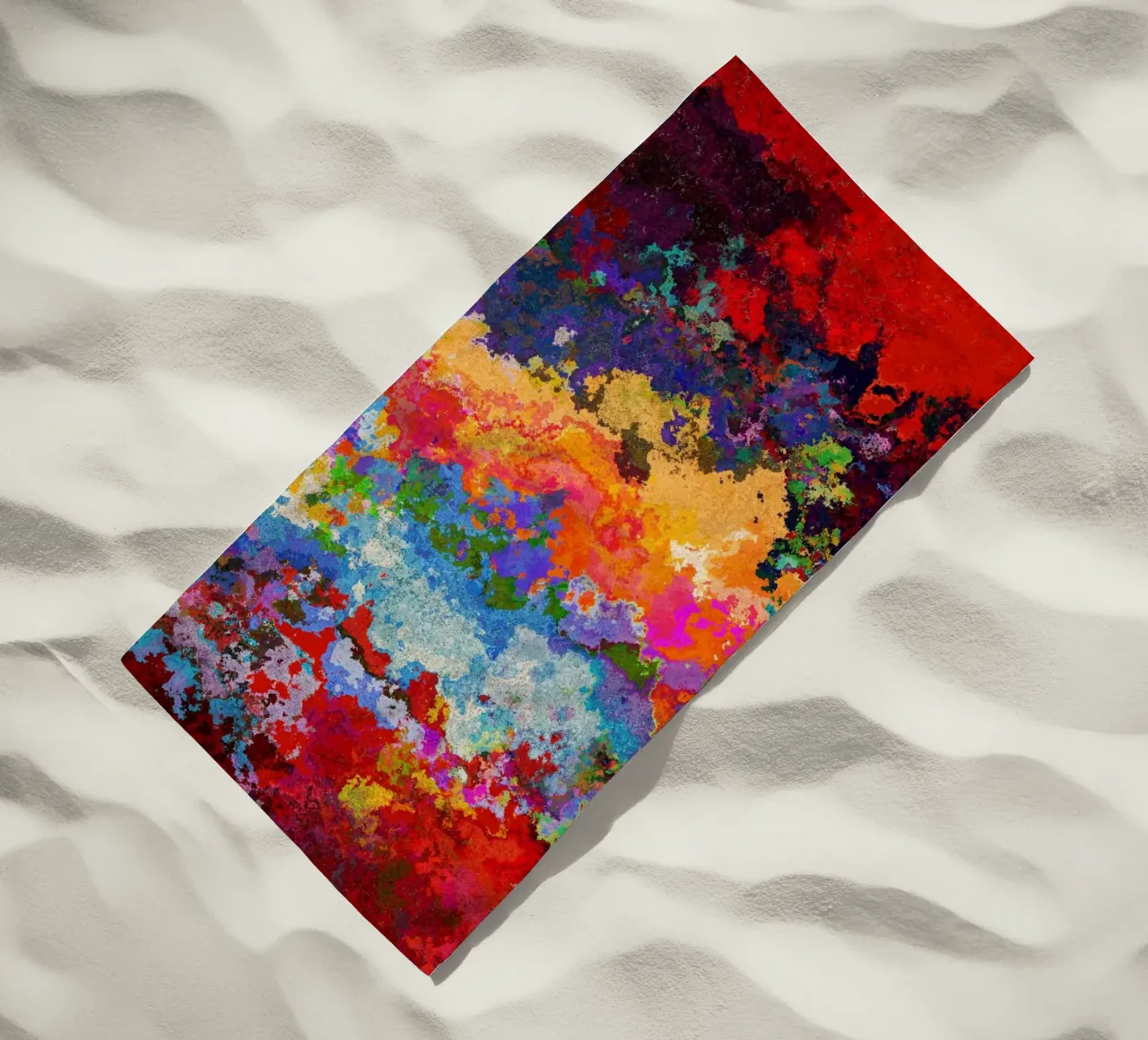 TIME strandhanddoek van shellybremmerabstract