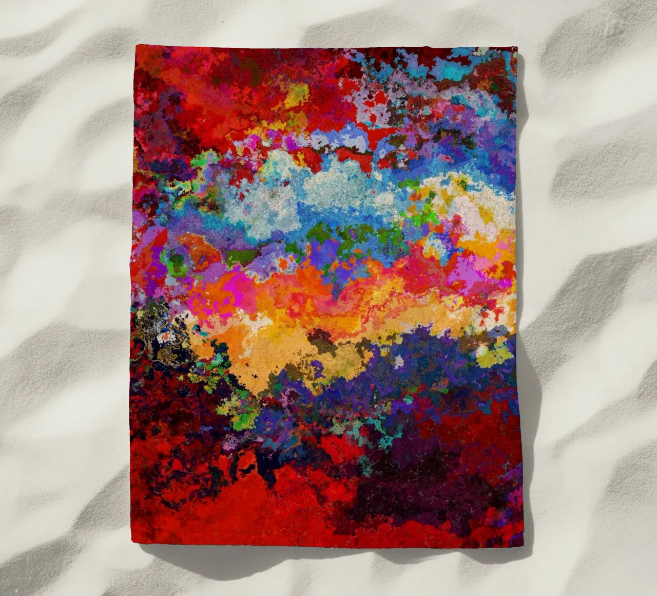 TIME strandhanddoek van shellybremmerabstract