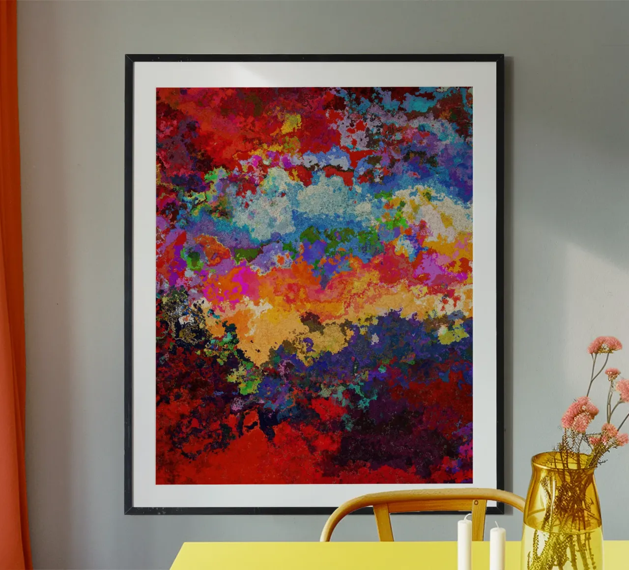 TIME poster van shellybremmerabstract