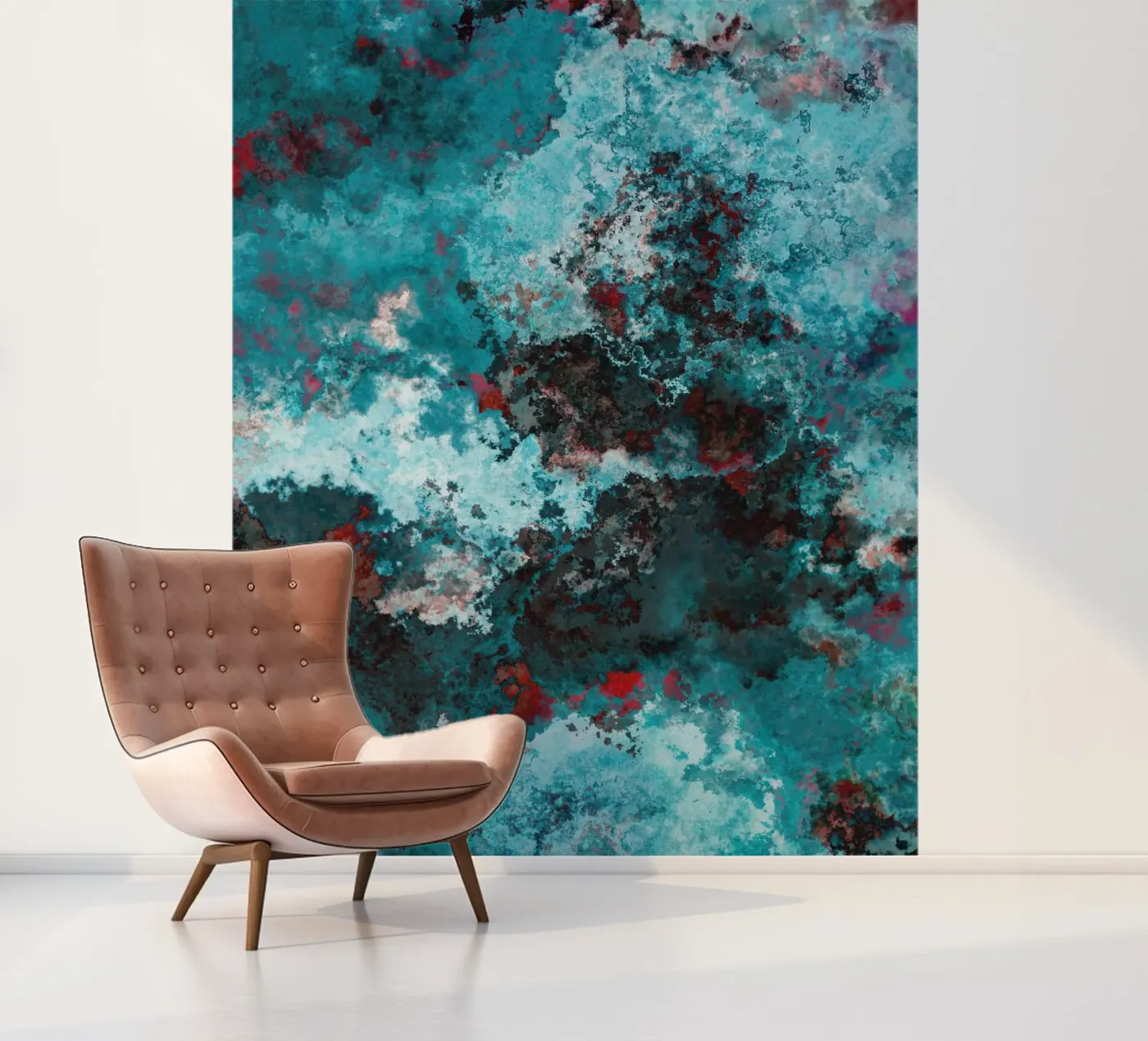 WAVES fotobehang van shellybremmer-clouds