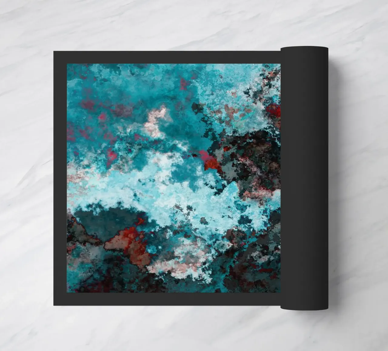 WAVES doormat by shellybremmerabstract