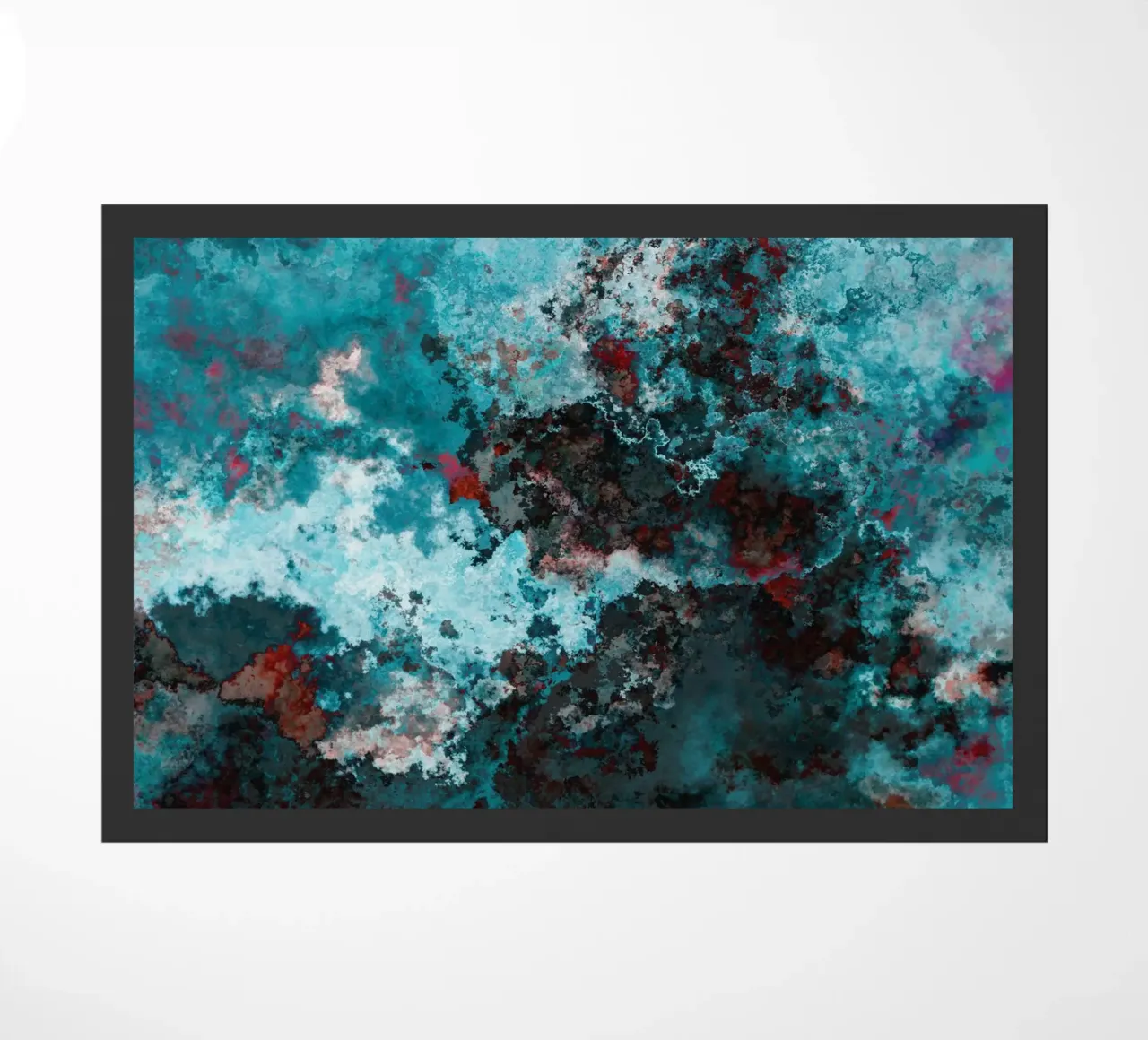 WAVES doormat by shellybremmerabstract