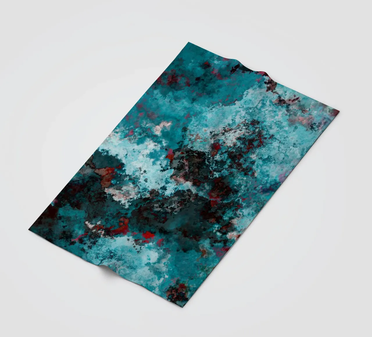 WAVES fleecedeken van shellybremmerabstract