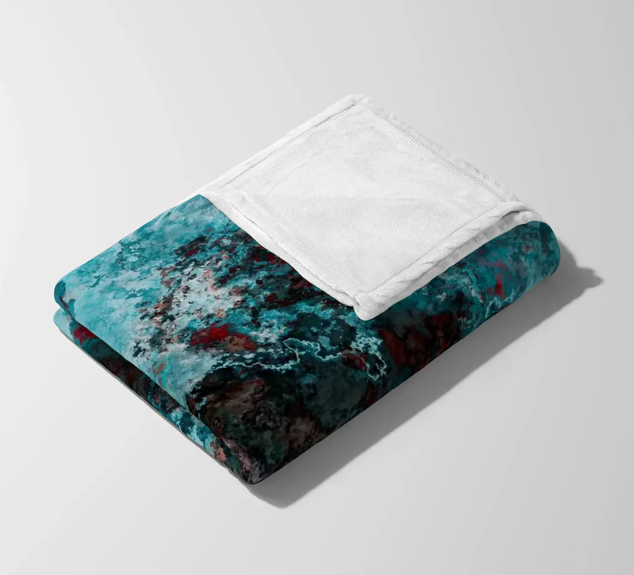 WAVES fleecedeken van shellybremmerabstract