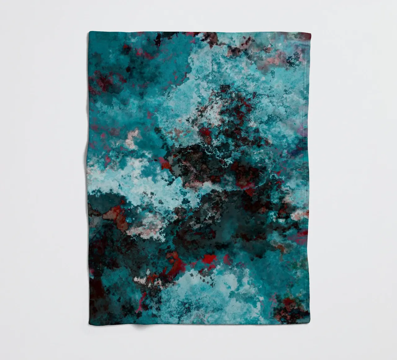 WAVES fleecedeken van shellybremmerabstract