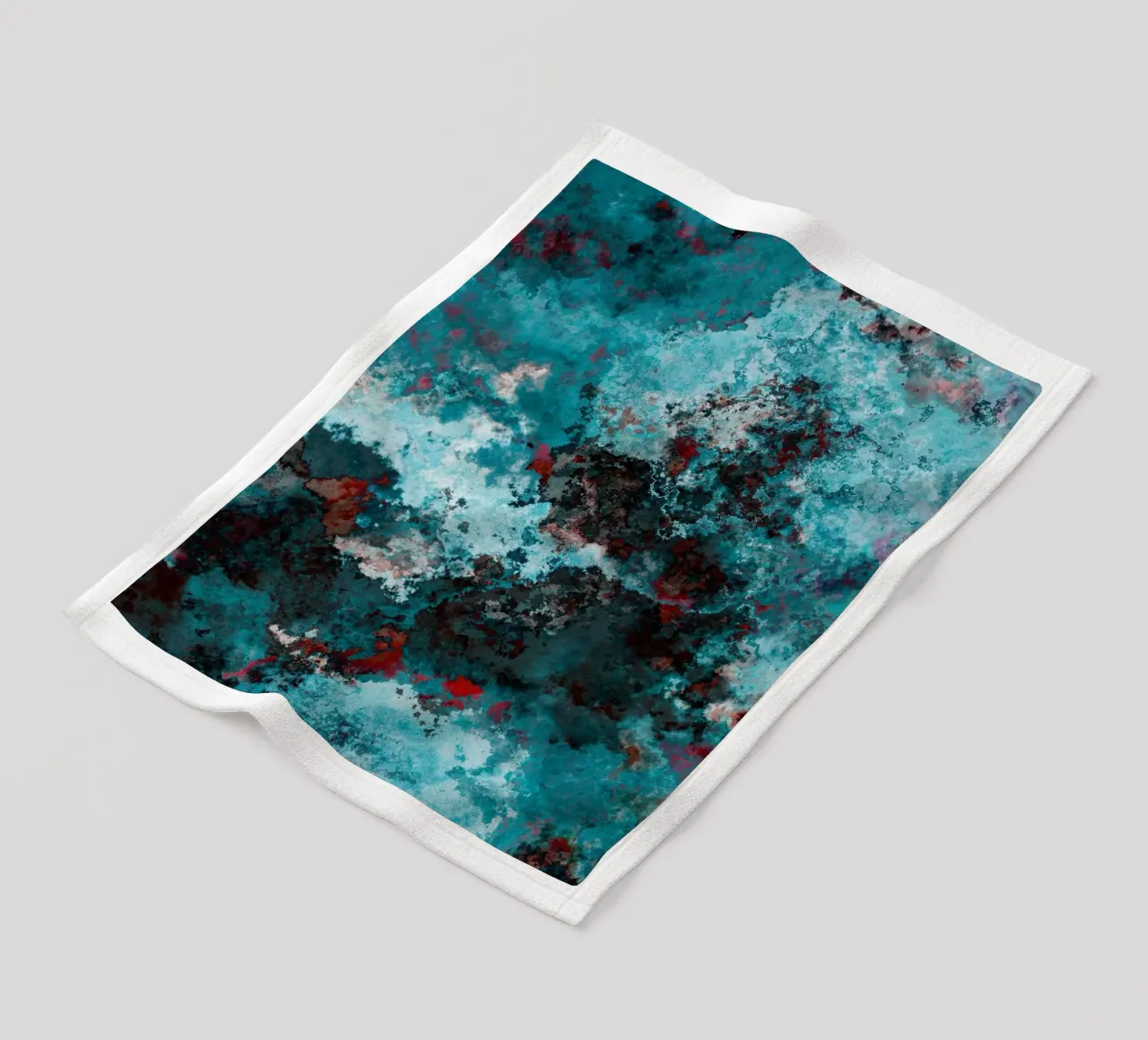 WAVES fleecedeken van shellybremmerabstract