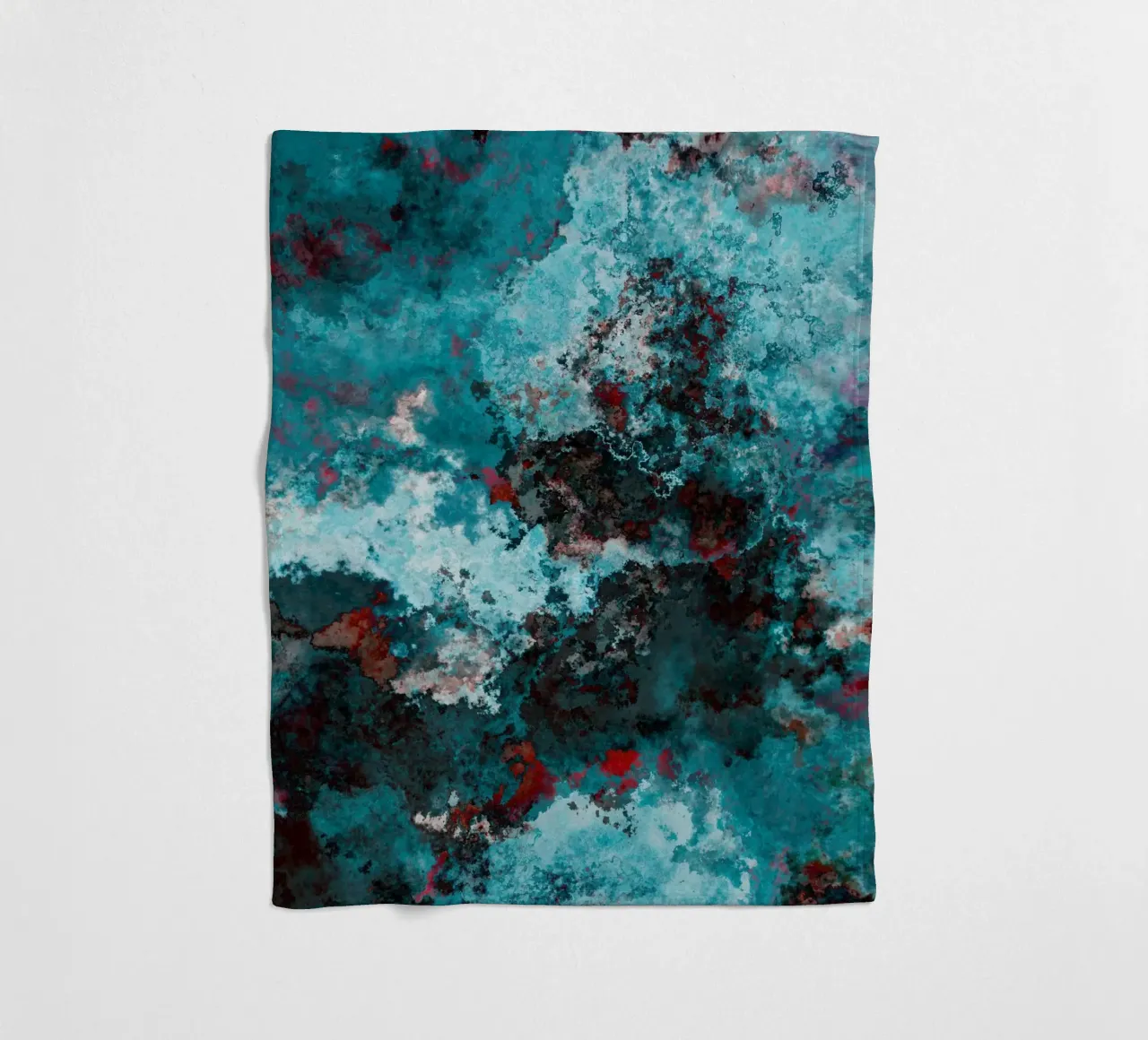 WAVES fleecedeken van shellybremmerabstract