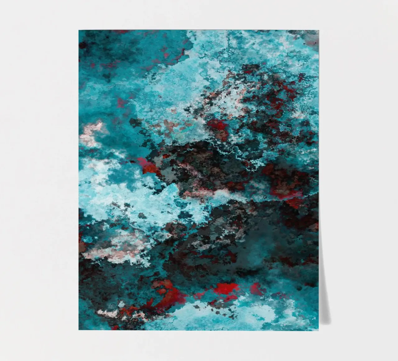 WAVES sticker sheet by shellybremmerabstract