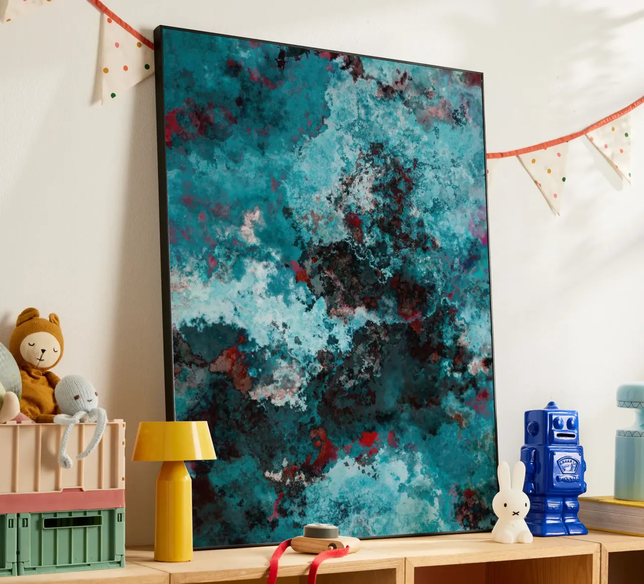 WAVES forex-plaat van shellybremmerabstract