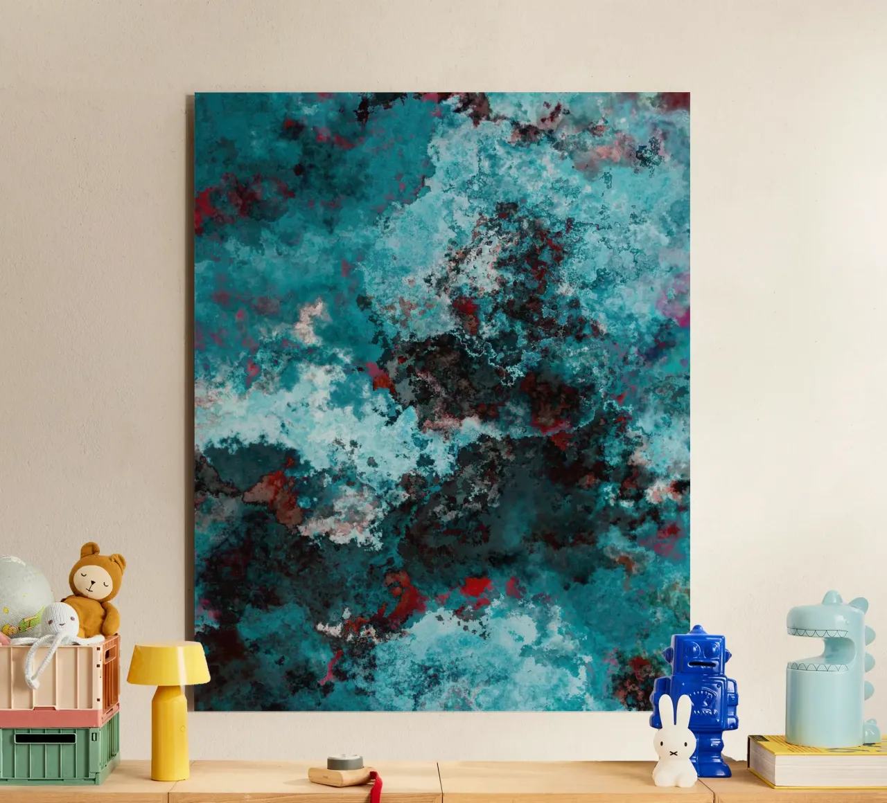 WAVES forex-plaat van shellybremmerabstract